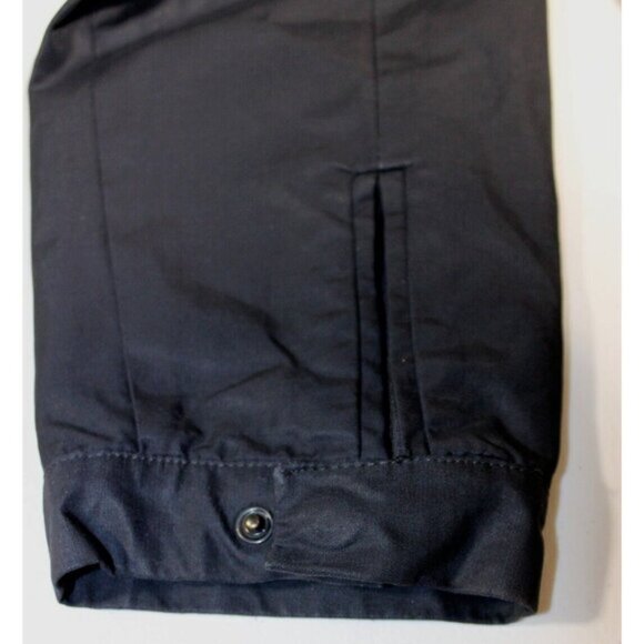 Mens Calvin Klein Casual Full Zip Bomber Jacket Coat XL Black Pockets - Picture 6 of 9